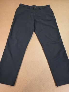 Zella Men's Hybrid Tech Commuted Black Stretch Pants 35
